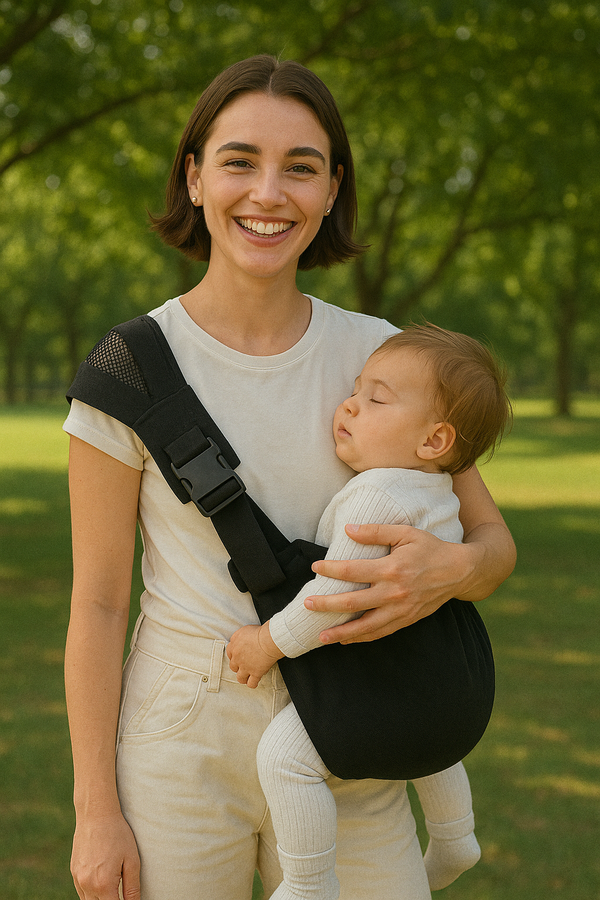 Bequemer Babytrage für Unterwegs